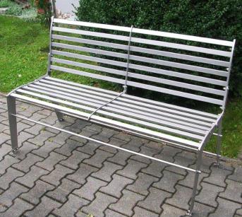 Edelstahl Sitzbank